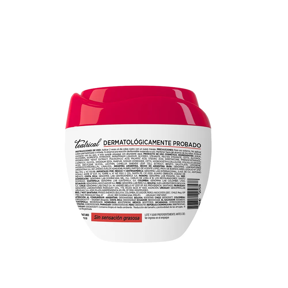 Teatrical Crema Facial Teatrical Antiarrugas x 200 g