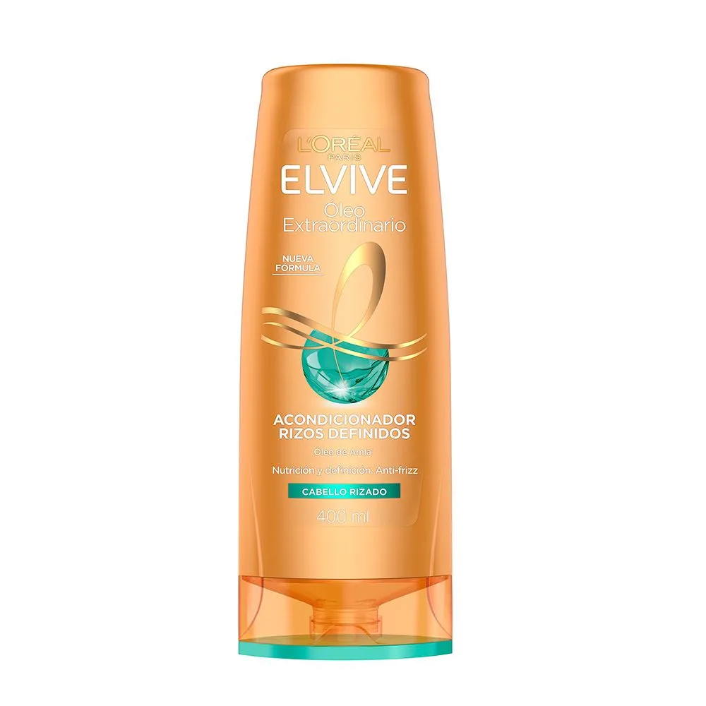 Elvive Acondicionador Elvive Óleo Extraordinario Rizos x 400 ml