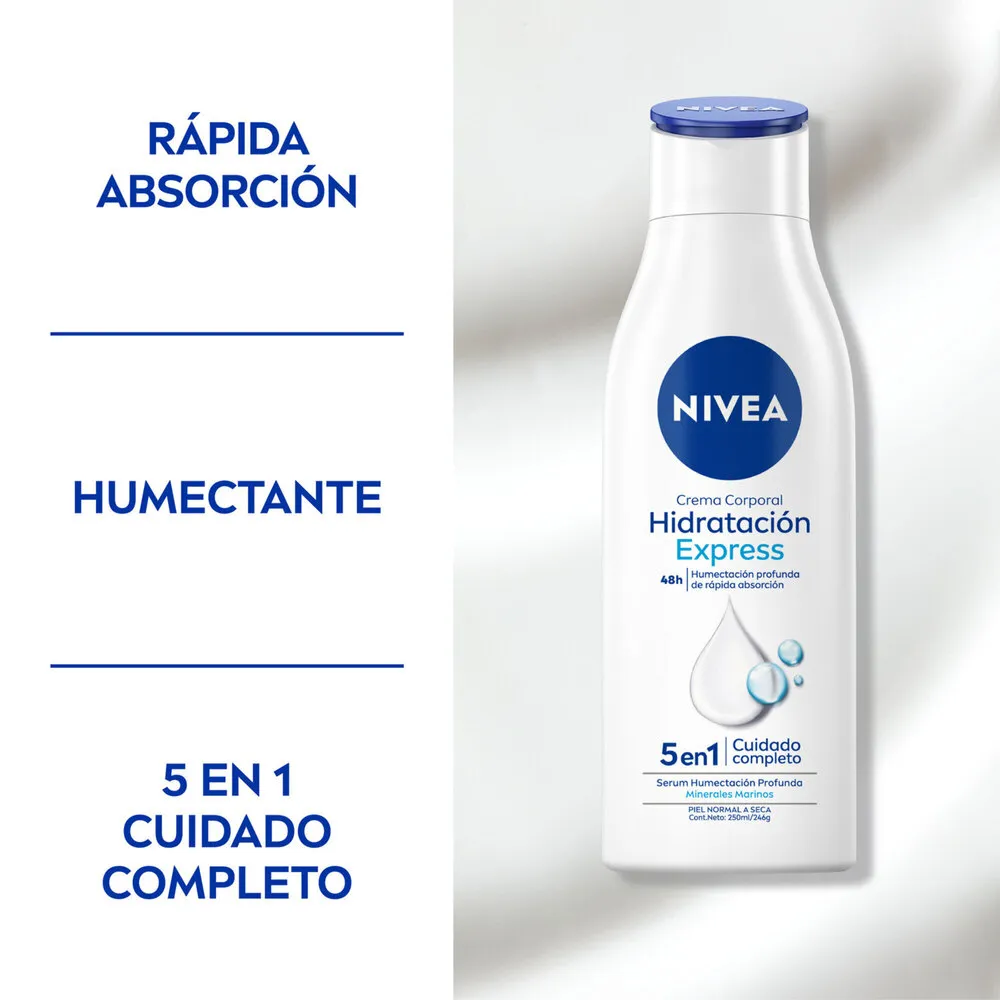 Nivea Crema Corporal Nivea Hidratación Express Humectación Profunda x 250 ml