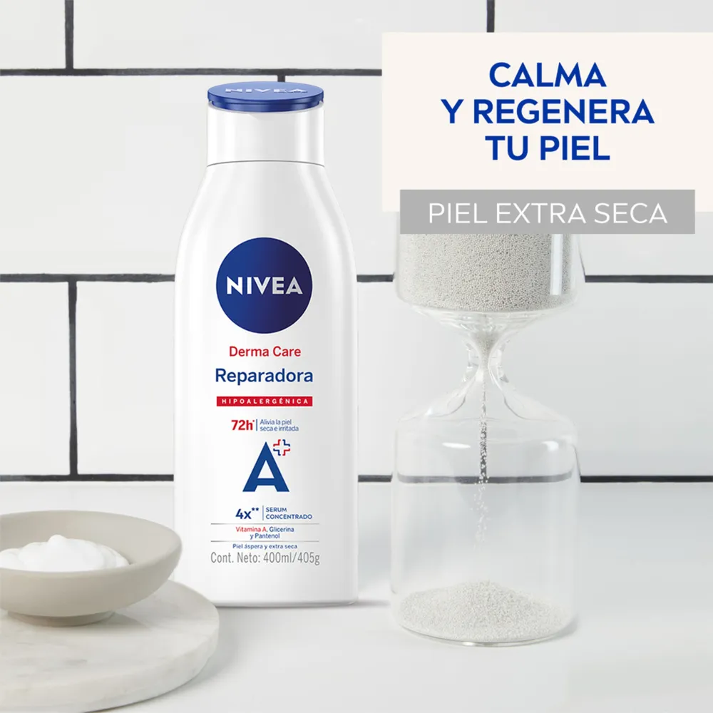 Nivea Crema Corporal Hipoalergénica Nivea Derma Care Reparadora x 400 ml