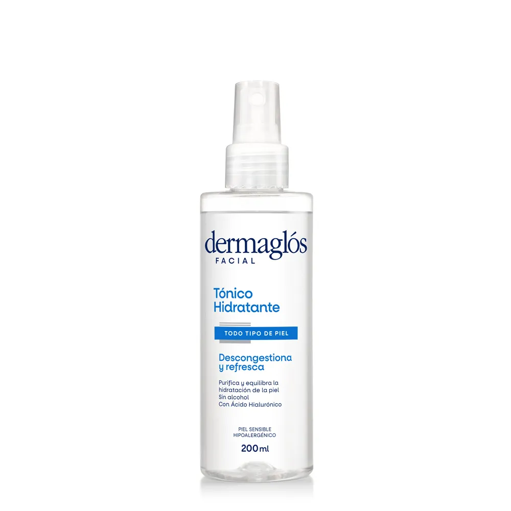 Dermaglós Tónico Facial Dermaglós Hidratante Descongestivo x 200 ml