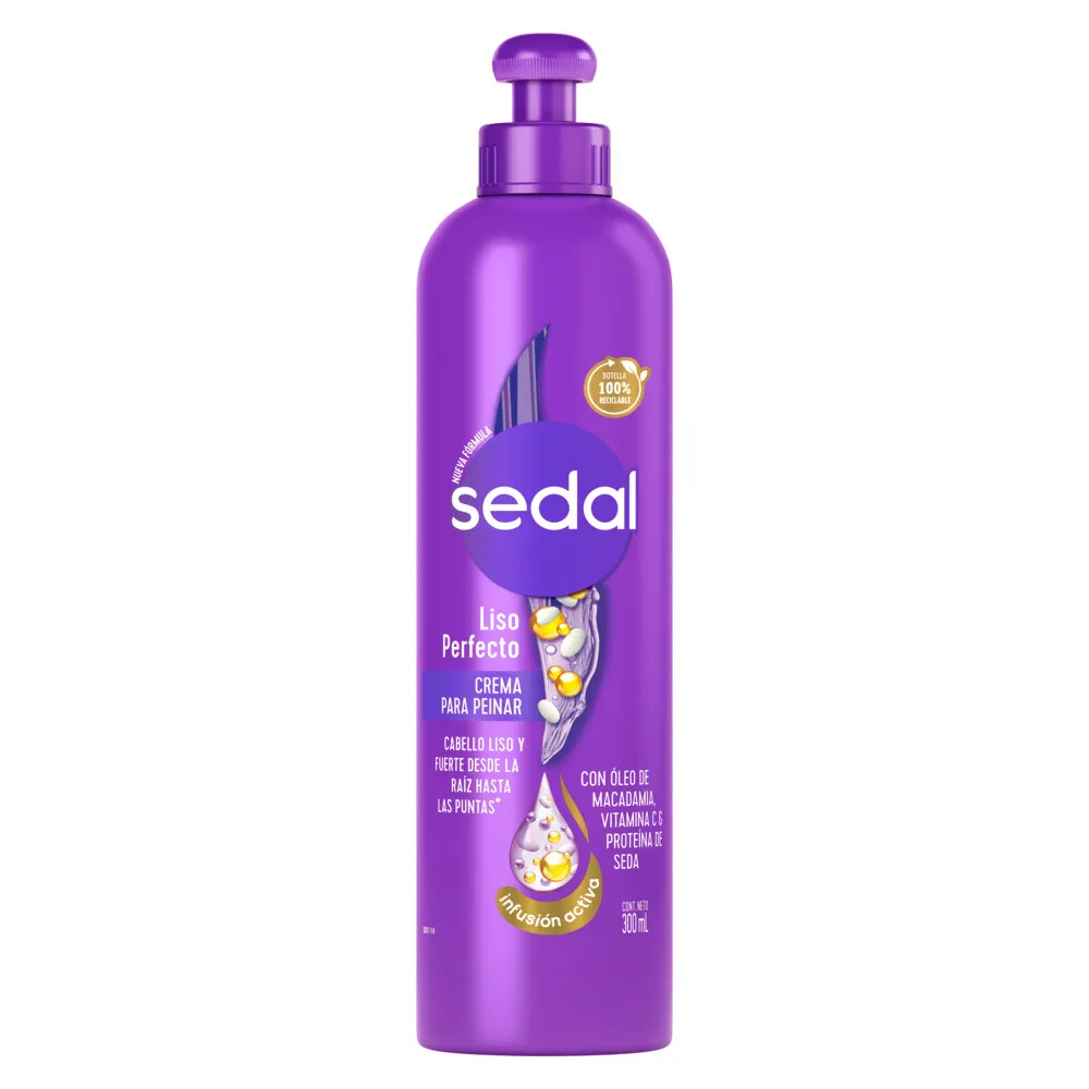 Sedal Crema de Peinar Sedal Liso Perfecto x 300 ml