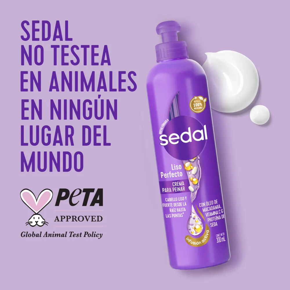 Sedal Crema de Peinar Sedal Liso Perfecto x 300 ml