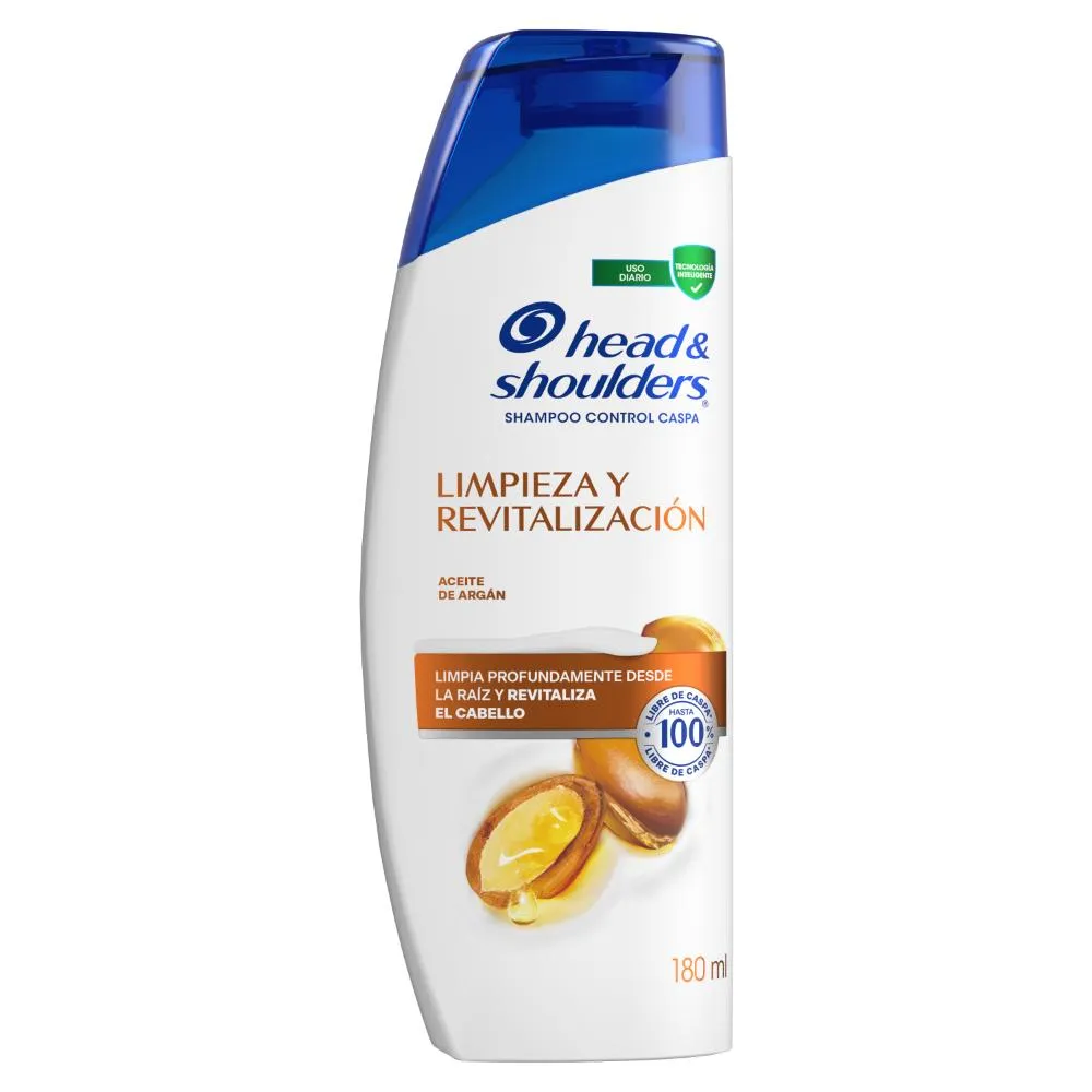 Head and Shoulders Shampoo Head & Shoulders Limpieza y Revitalización x 180 ml