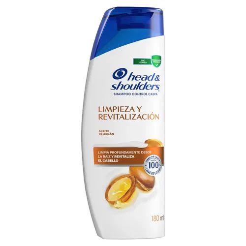 Head and Shoulders Shampoo Head & Shoulders Limpieza y Revitalización x 180 ml