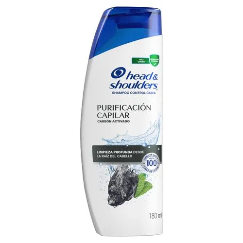 Head and Shoulders Shampoo Head & Shoulders Purificación Capilar x 180 ml