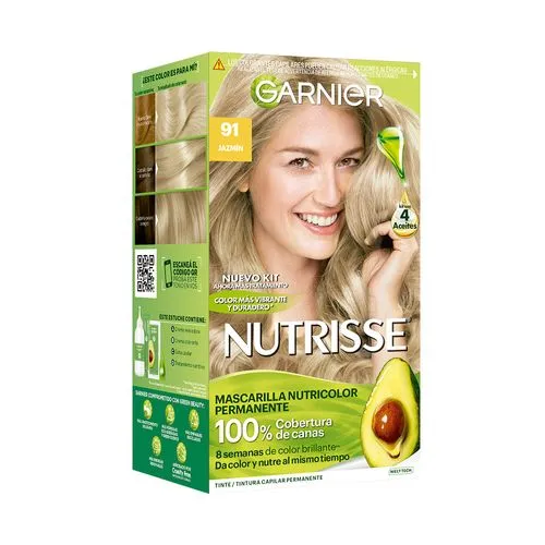 Garnier Kit Coloración Permanente Nutrisse Clásicos Jazmín Clásico x 45 g