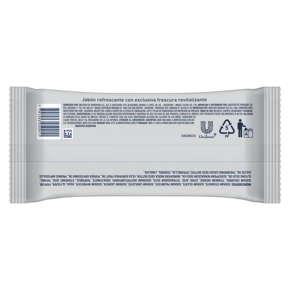 Rexona Jabón en Barra Rexona Sensible Multipack x 120 g x 3 un