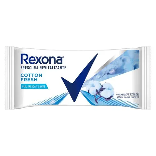 Rexona Jabón Rexona Cotton Fresh 3 x 120 g