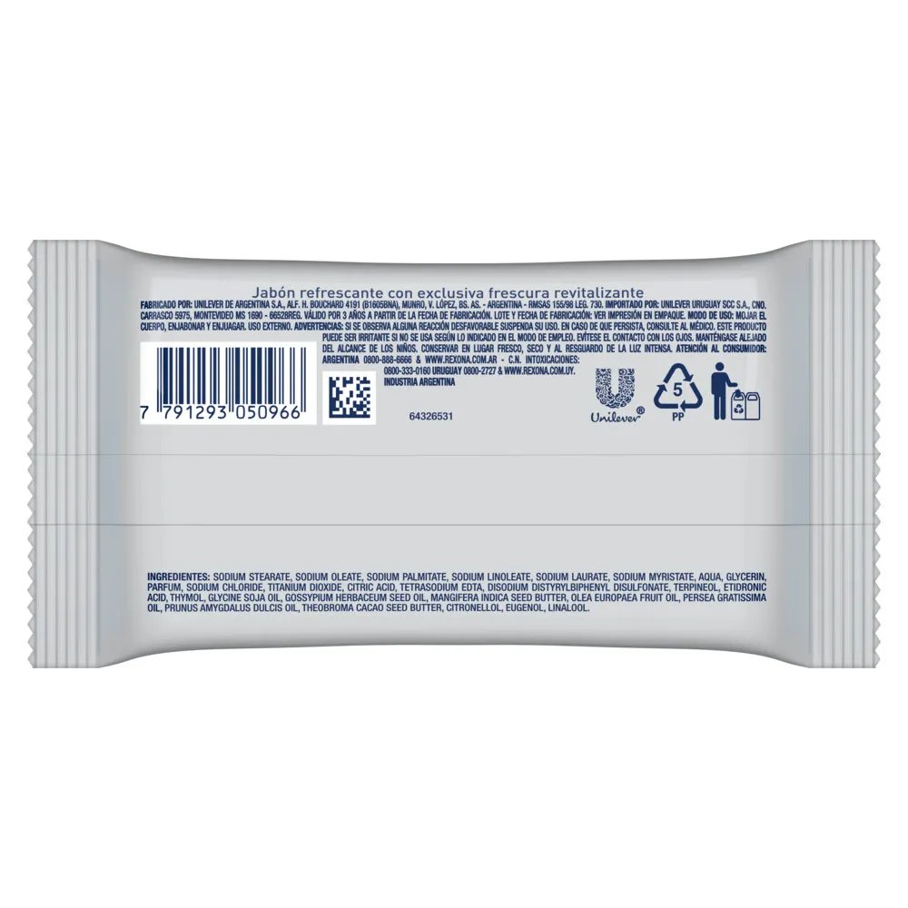 Rexona Jabón en Barra Rexona Sensible Fresh x 120 g