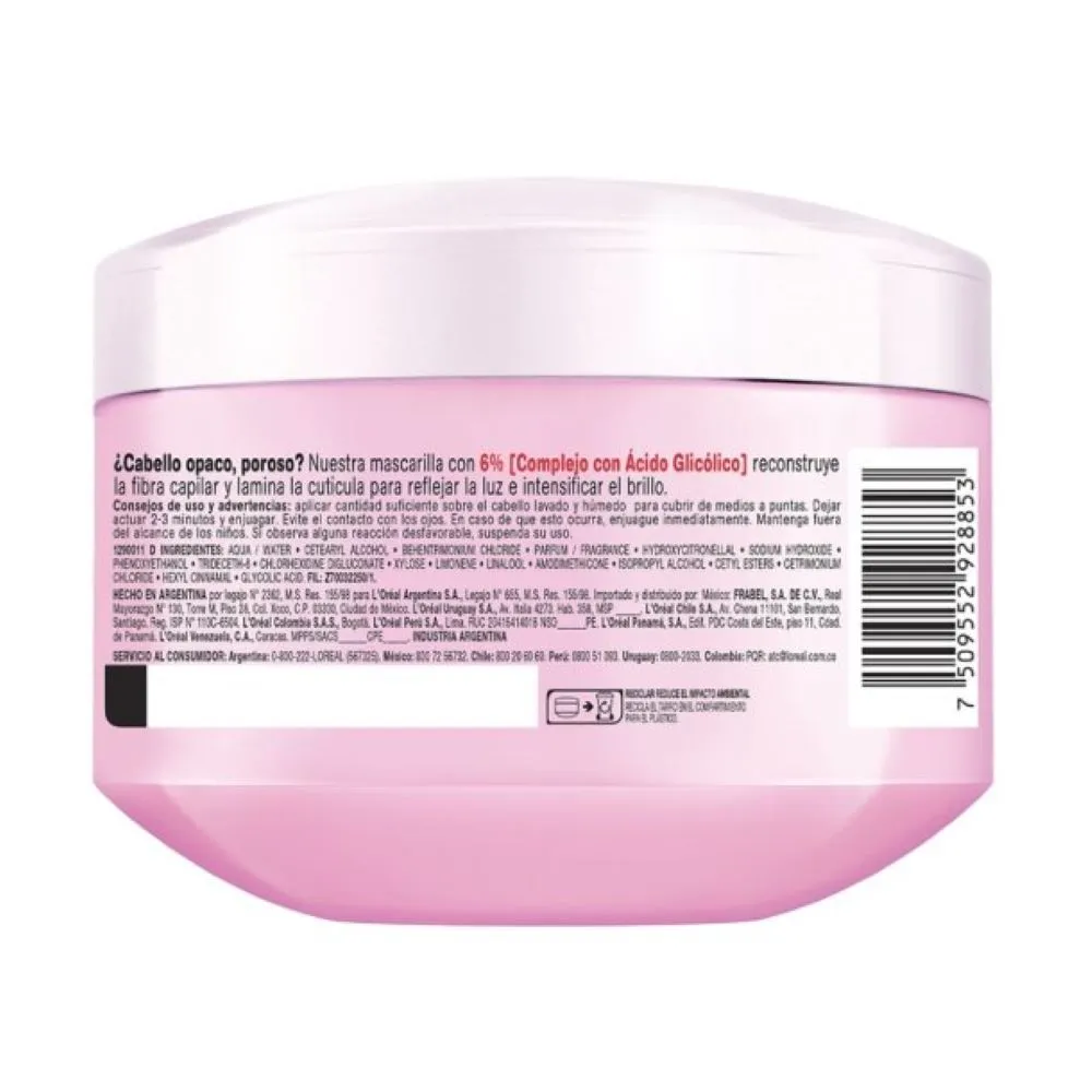 Elvive Mascarilla Elvive Glycolic Gloss x 300 g