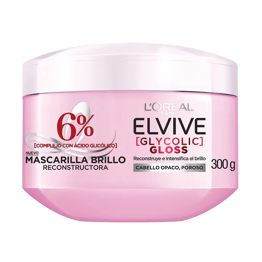 Elvive Mascarilla Elvive Glycolic Gloss x 300 g
