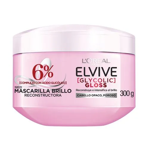 Elvive Mascarilla Elvive Glycolic Gloss x 300 g
