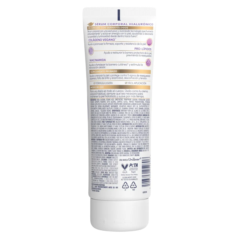 Dove Sérum Corporal Dove Piel Seca Pro Hialurónico x 200 ml