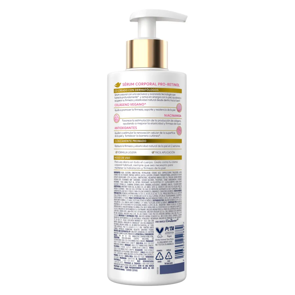 Dove Sérum Corporal Dove Firmeza Pro Retinol x 400 ml