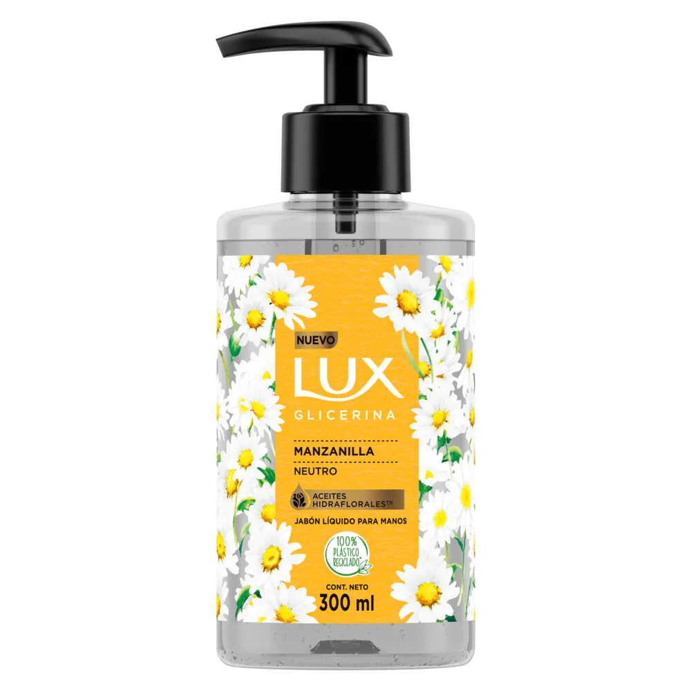 Lux Jabón Líquido Lux Glicerina Manzanilla x 300 ml