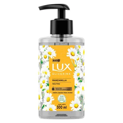 Lux Jabón Líquido Lux Glicerina Manzanilla x 300 ml
