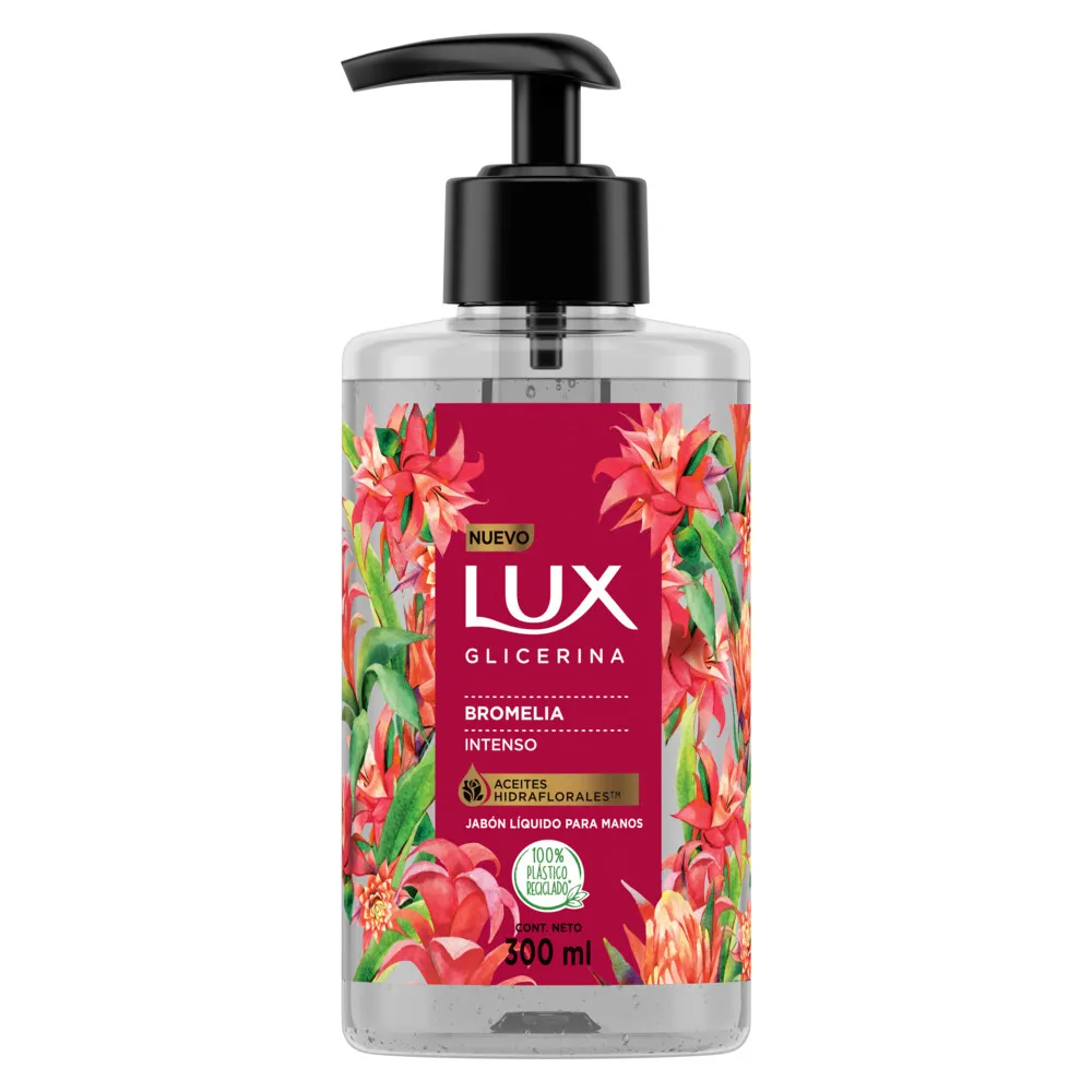 Lux Jabón Líquido Lux Glicerina Bromelia x 300 ml