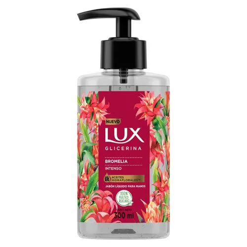 Lux Jabón Líquido Lux Glicerina Bromelia x 300 ml