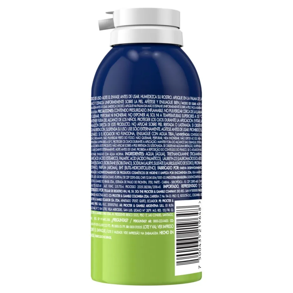 Gillette Espuma de Afeitar Gillette Foamy Sensitive Ideal de Piel Sensible x 179 ml