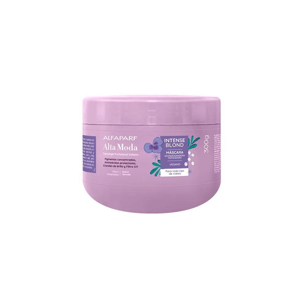Alta Moda Máscara Capilar Alta Moda é Desamarillador Intense Blonde x 300 g