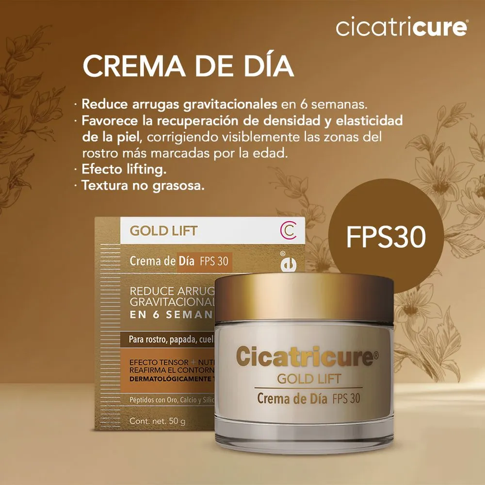 Cicatricure Crema Facial Cicatricure Gold Lift Día x 50 g