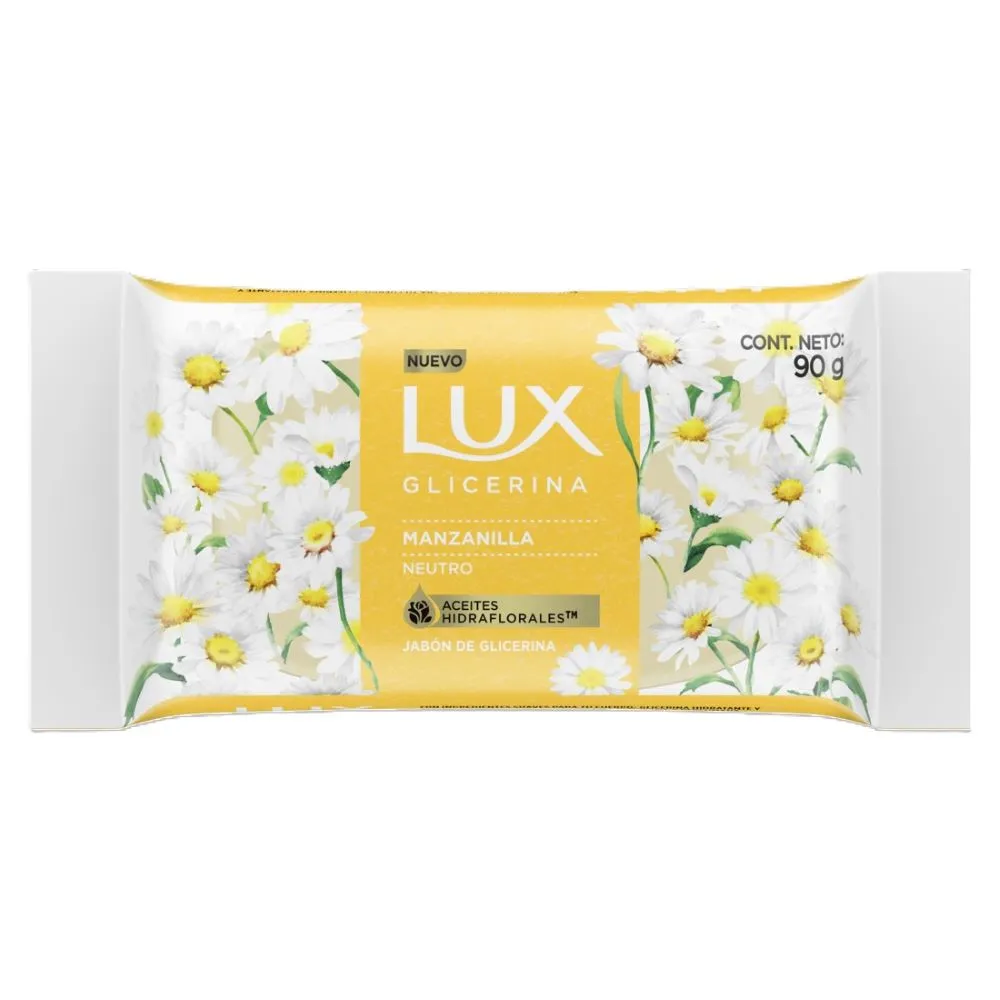 Lux Jabon de Tocador Lux Glicerina Manzanilla x 90 g