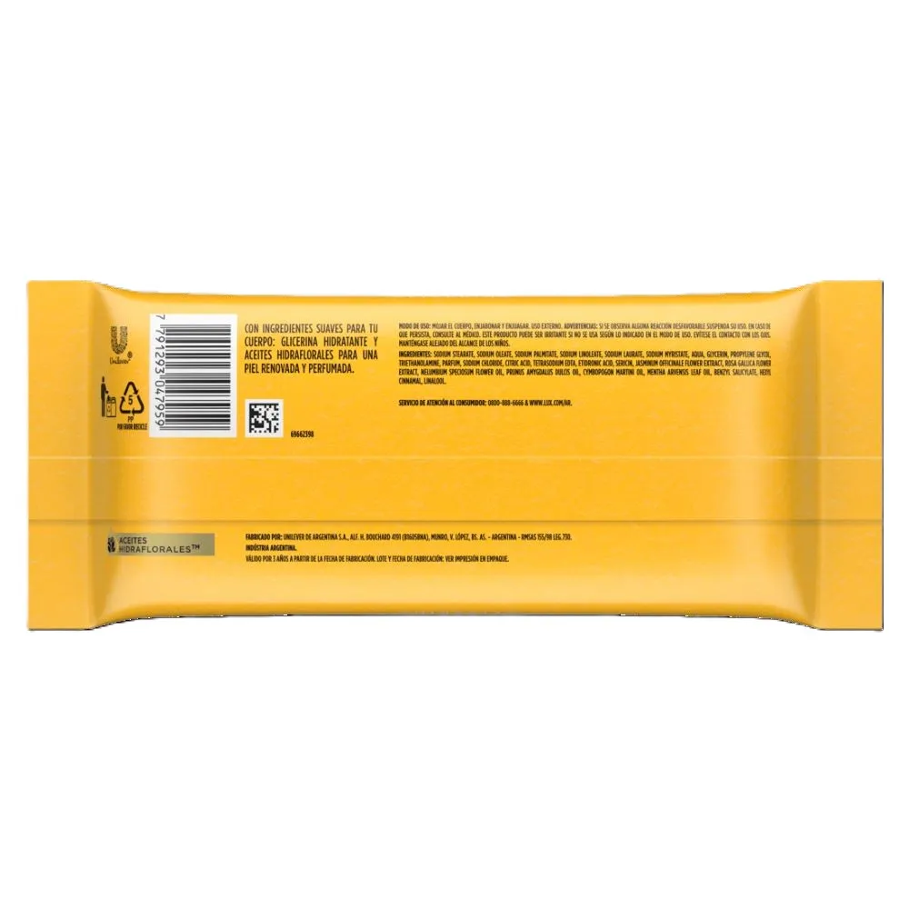 Lux Jabon de Tocador Lux Glicerina Manzanilla x 90 g x 3 un