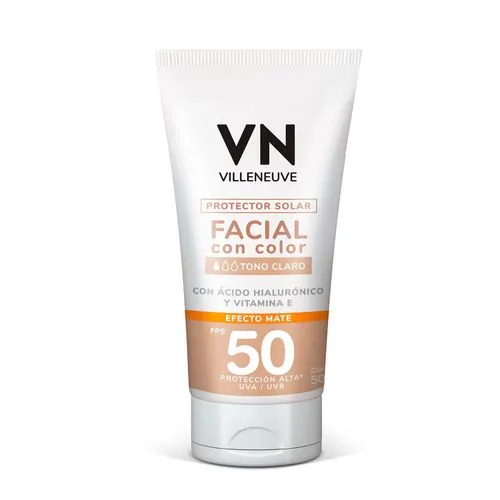 Villeneuve Protector Solar Facial Villeneuve Tono Claro Fps 50 x 50 ml