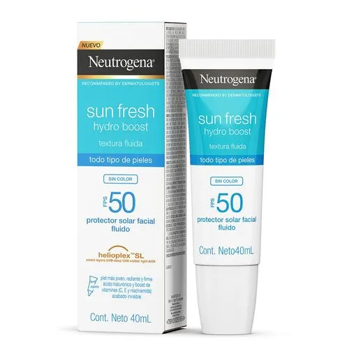 Neutrogena Protector Solar Facial Neutrogena Hydro Boost sin Color Fps 50+ x 40 ml