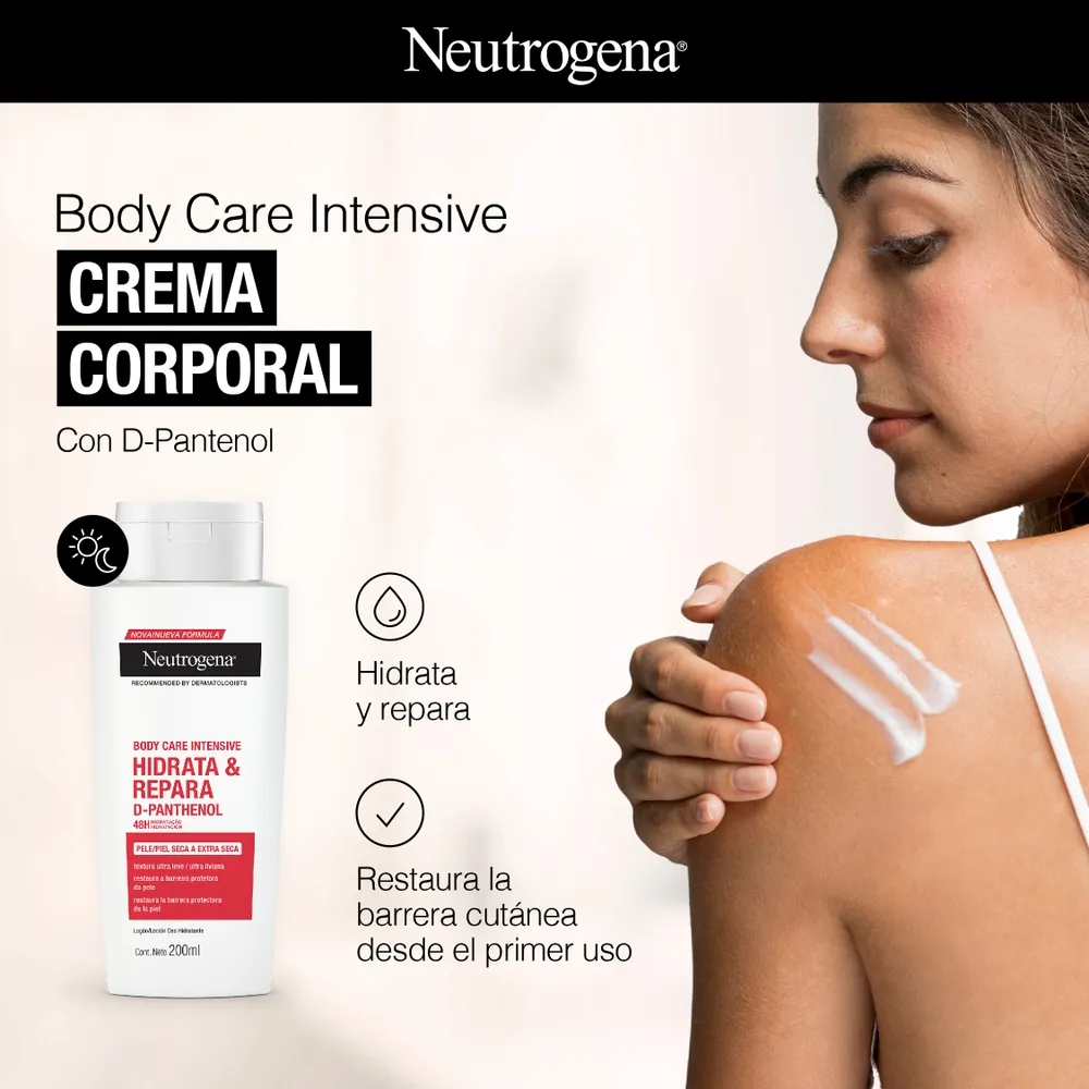 Neutrogena Crema Corporal Neutrogena Body Care Intensive Hidrata-Repara x 200 ml