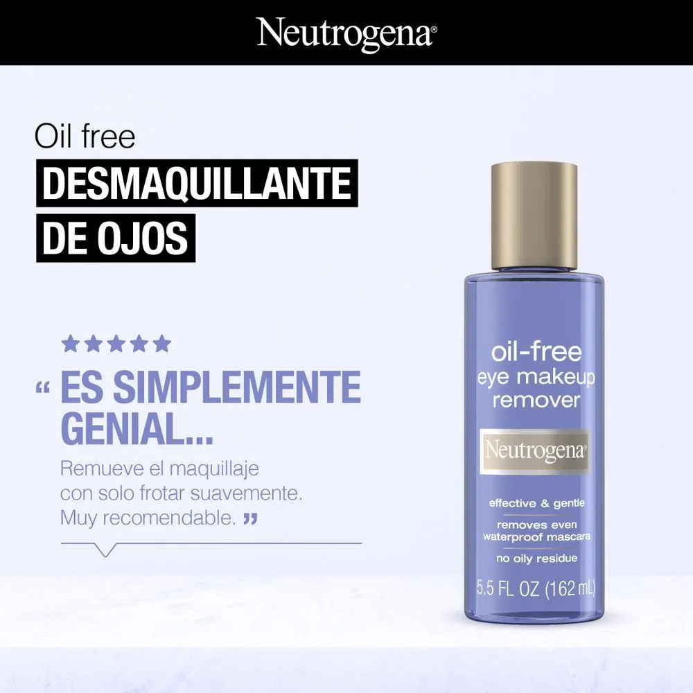 Neutrogena Desmaquillante de Ojos Neutrogena Oil-Free x 162 ml