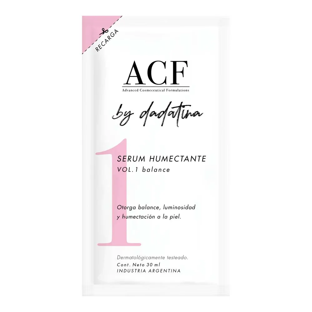 Acf Sérum Facial Acf by Dadatina Vol.1: Balance Recarga x 30 ml