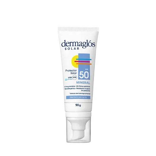Dermaglós Protector Solar Dermaglós Emulsión Mineral Fps 50 x 90 g