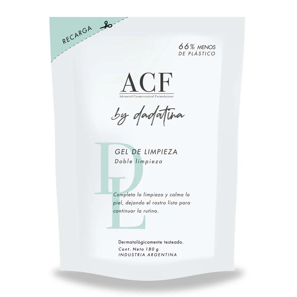 Acf Gel de Limpieza Facial Acf by Dadatina Repuesto x 180 g