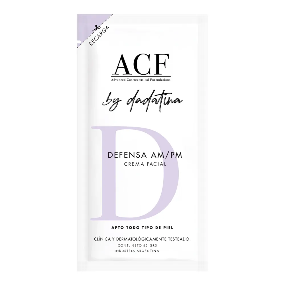 Acf Crema Facial Acf by Dadatina Defensa Am/Pm Recarga x 50 g
