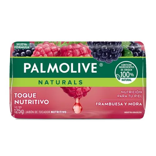Palmolive Jabón en Barra Palmolive Naturals Frambuesa y Mora x 125 g