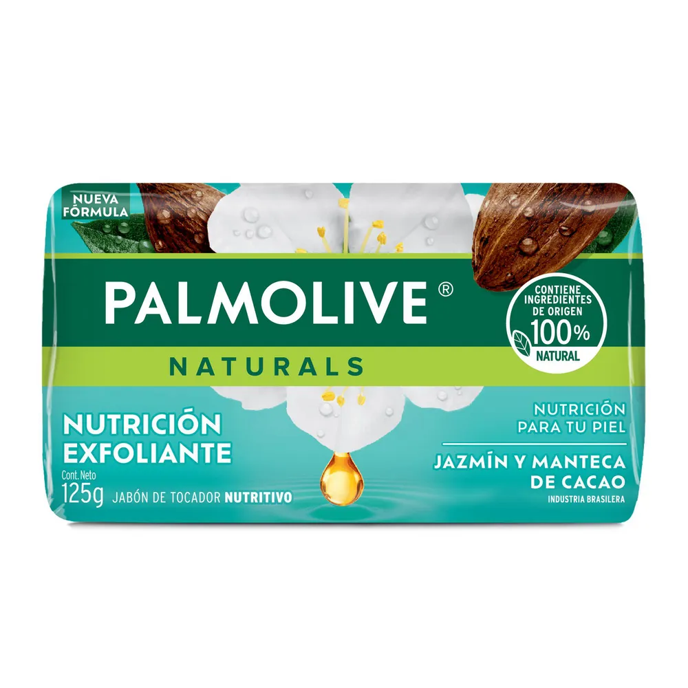 Palmolive Jabón en Barra Palmolive Natural Jazmín y Cacao x 125 g