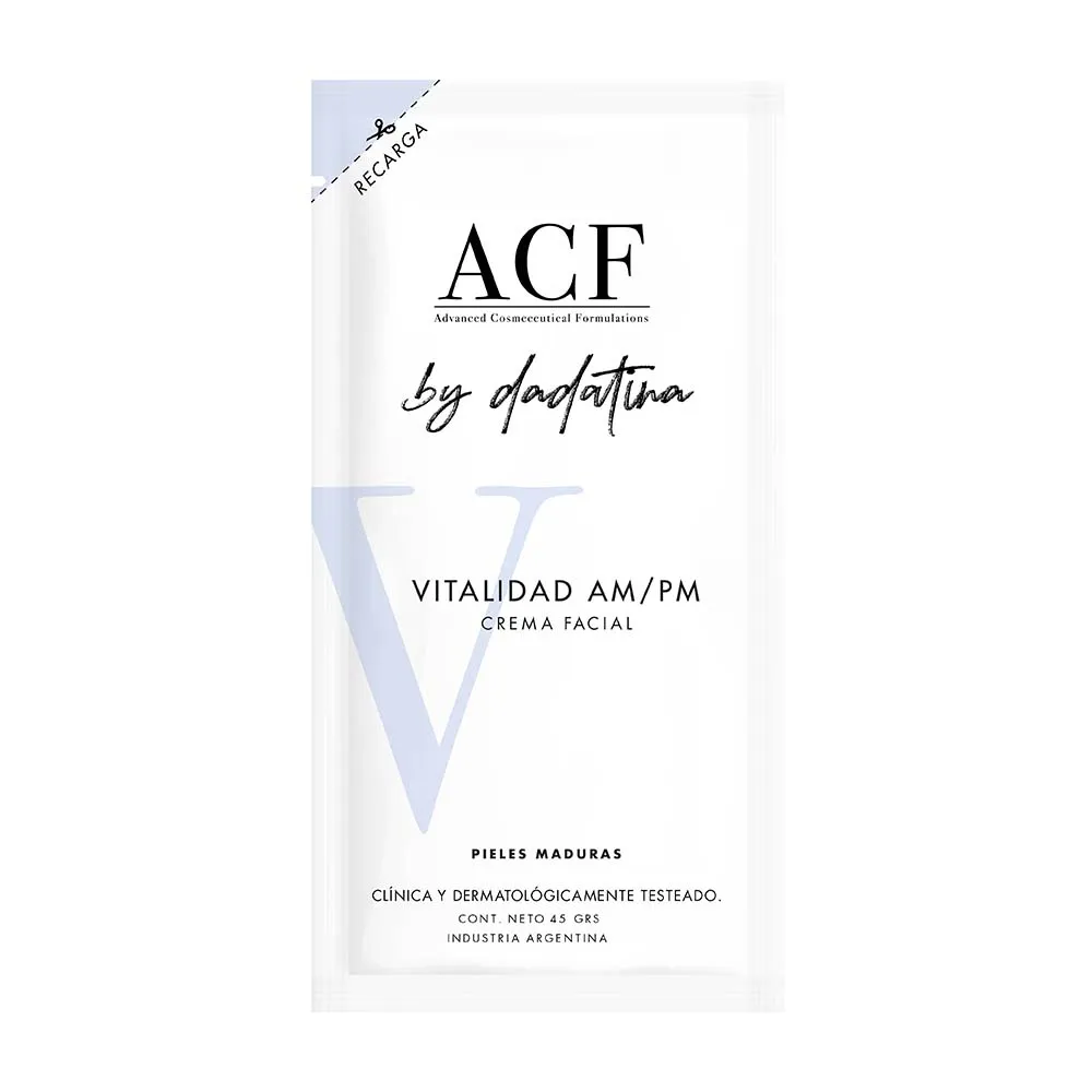 Acf Crema Facial Acf by Dadatina Vitalidad Am/Pm Repuesto x 50 g