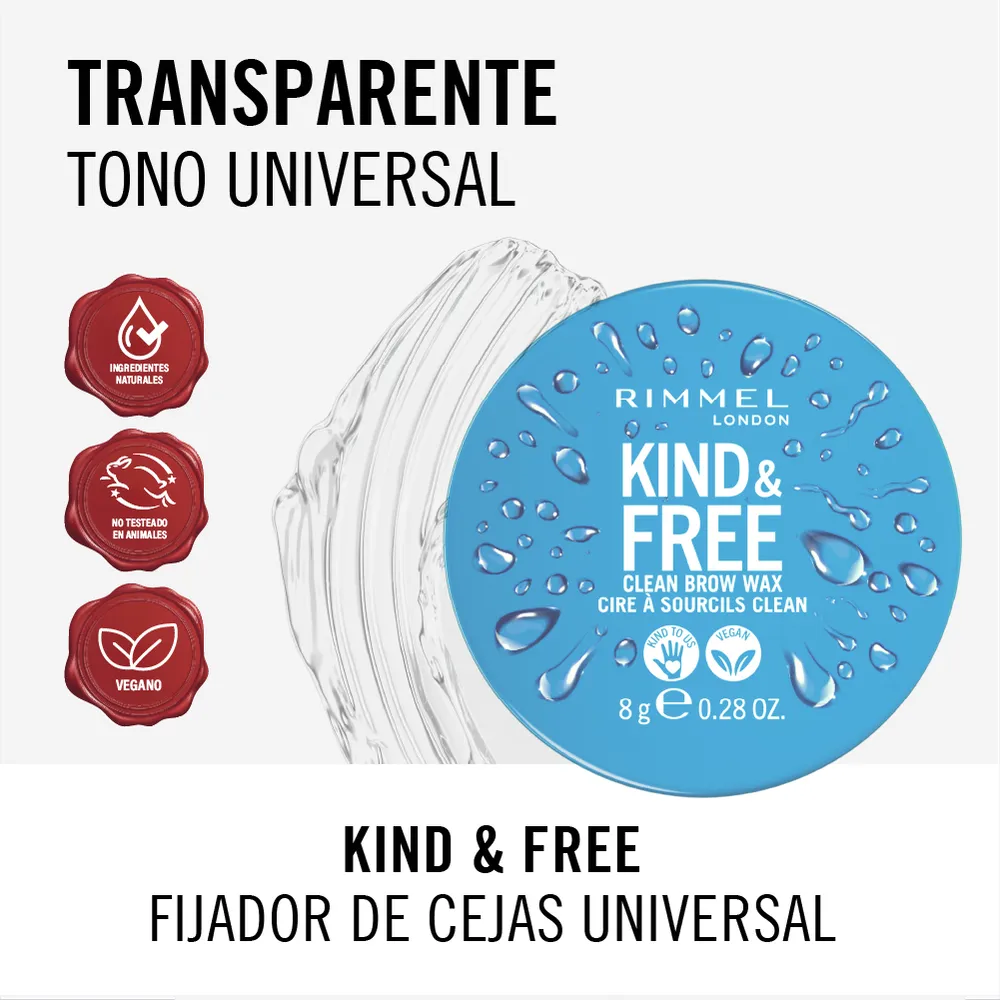 Rimmel Cera de Cejas Rimmel Kind & Free x 8 g