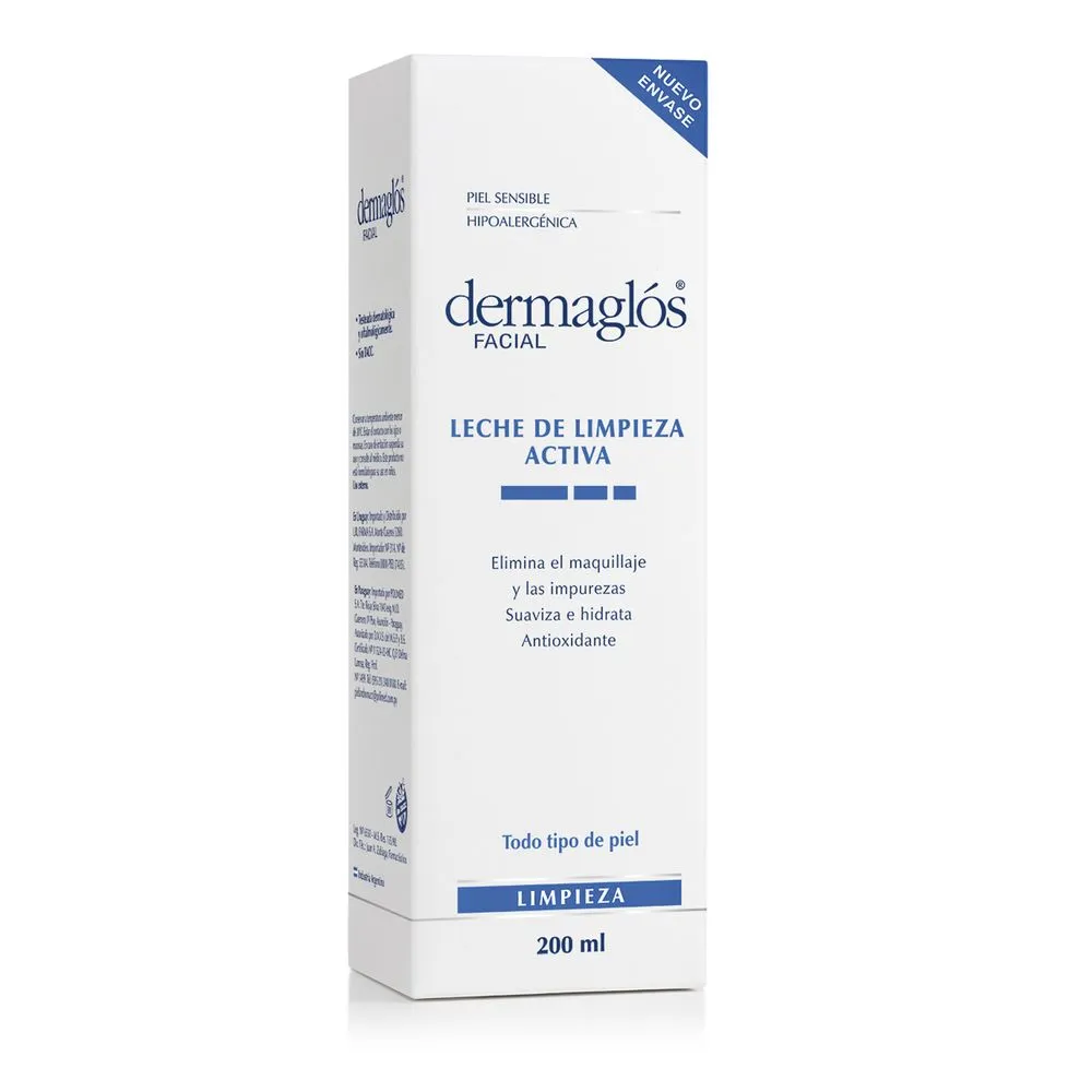 Dermaglós Leche Facial Dermaglós Limpieza Activa x 200 ml