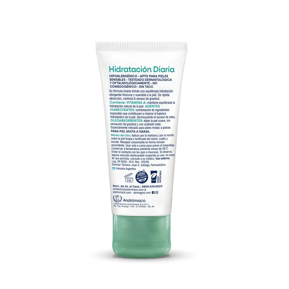 Dermaglós Gel Facial Dermaglós Hidratación Equilibrada x 70 g