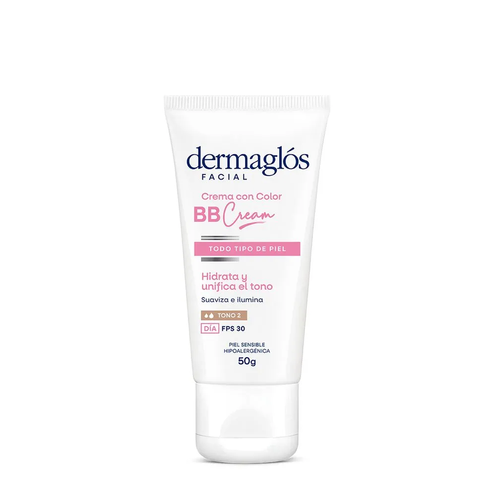 Dermaglós Crema Facial Dermaglós BB Cream Fps 30 Tono 2 x 50 g