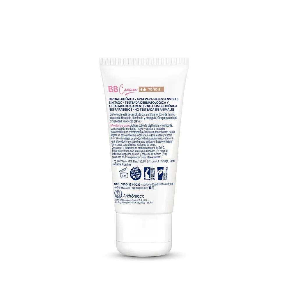 Dermaglós Crema Facial Dermaglós BB Cream Fps 30 Tono 2 x 50 g