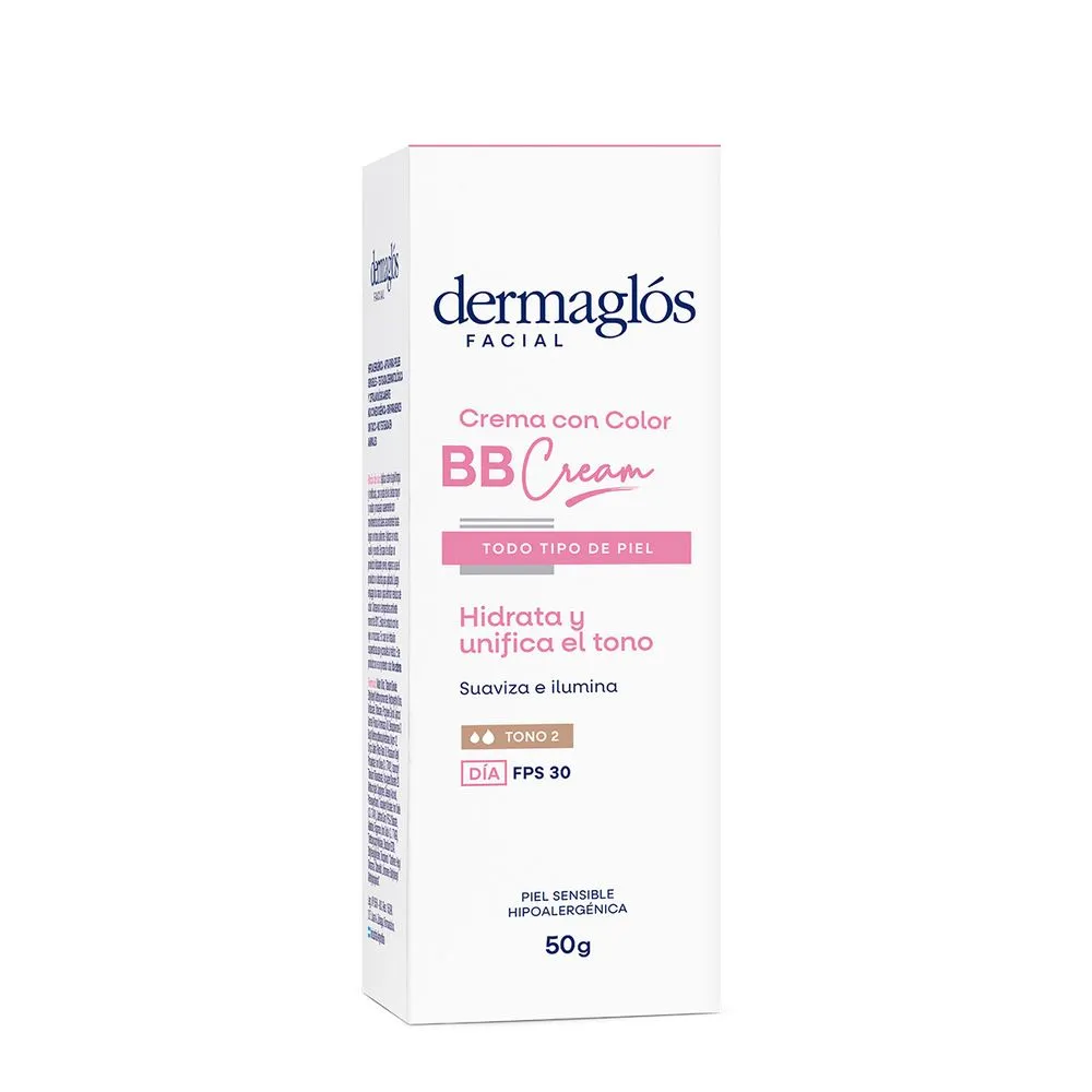 Dermaglós Crema Facial Dermaglós BB Cream Fps 30 Tono 2 x 50 g