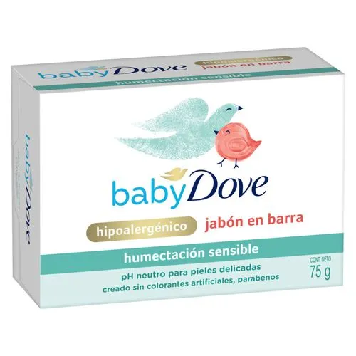 Dove Jabón en Barra Baby Dove Humectación Sensible x 75 g