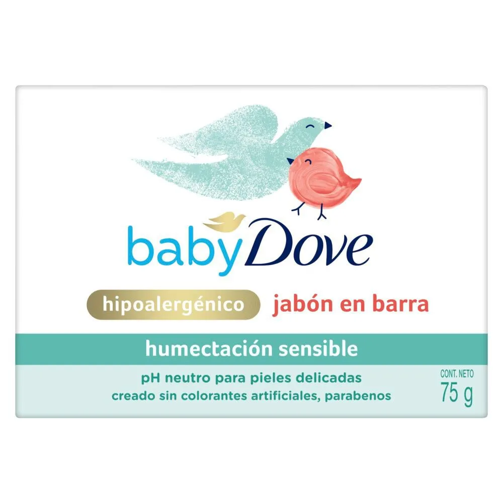 Dove Jabón en Barra Baby Dove Humectación Sensible x 75 g