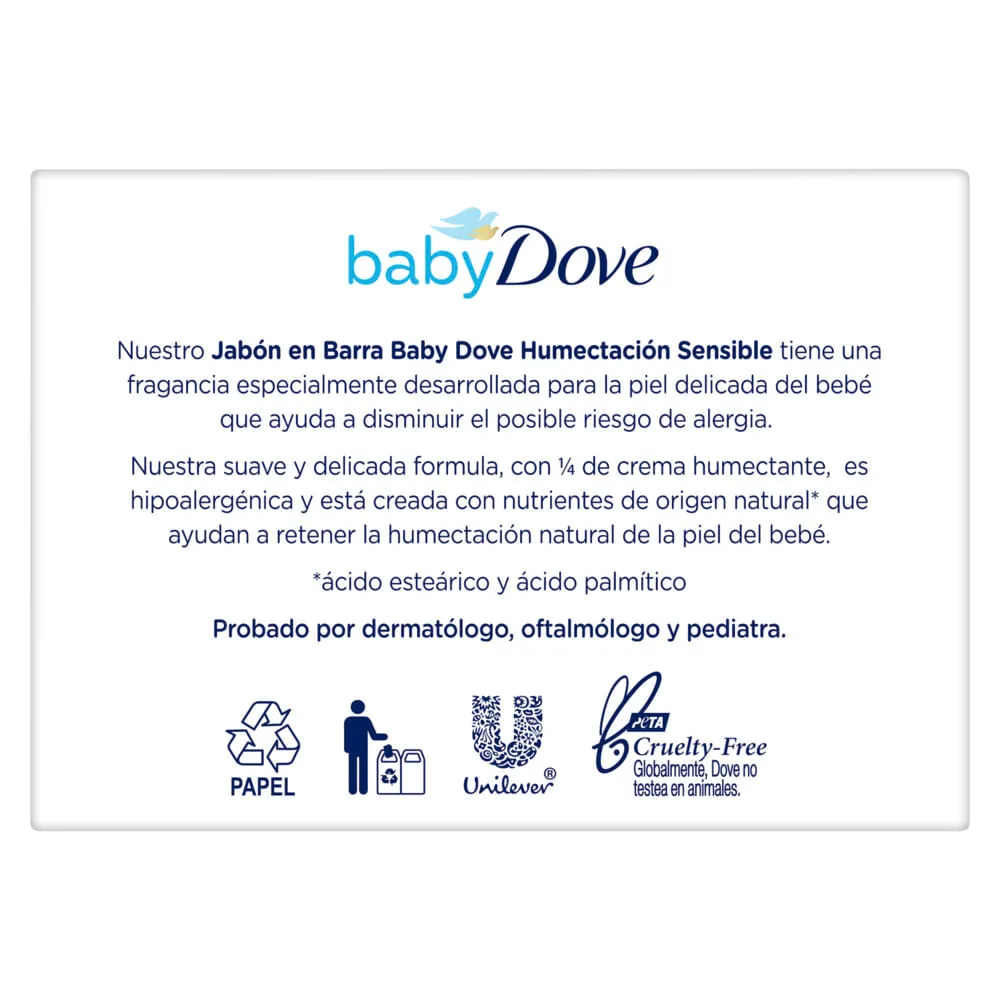Dove Jabón en Barra Baby Dove Humectación Sensible x 75 g