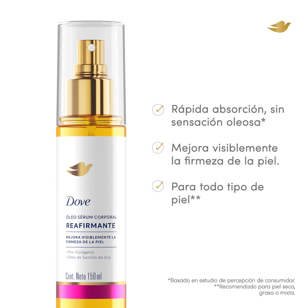 Dove Óleo Sérum Corporal Dove Reafirmante x 150 ml