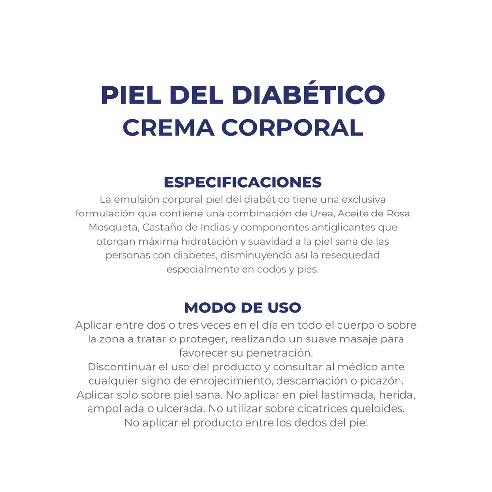 Dermaglós Emulsión Corporal Dermaglós Piel del Diabético x 100 g